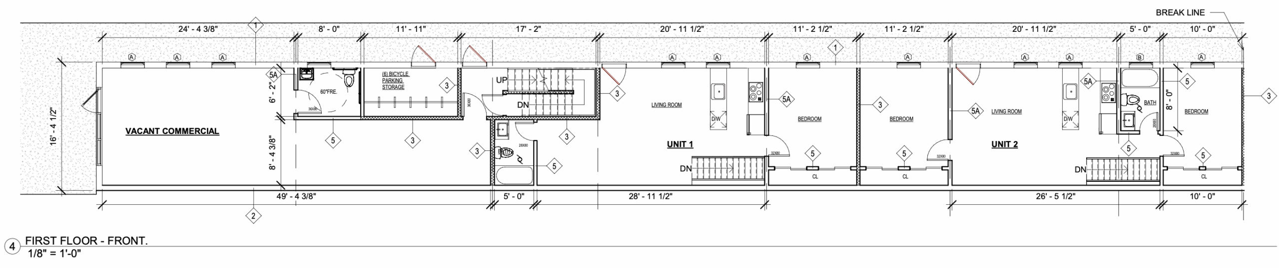 8020 Frankford Avenue First Floor Plan