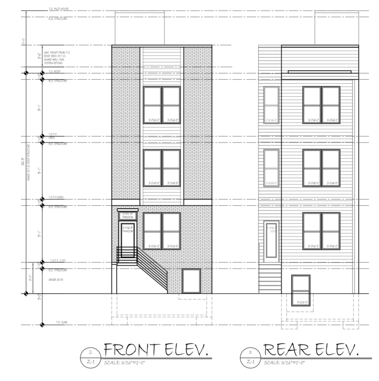 860 North 44th Street Elevations