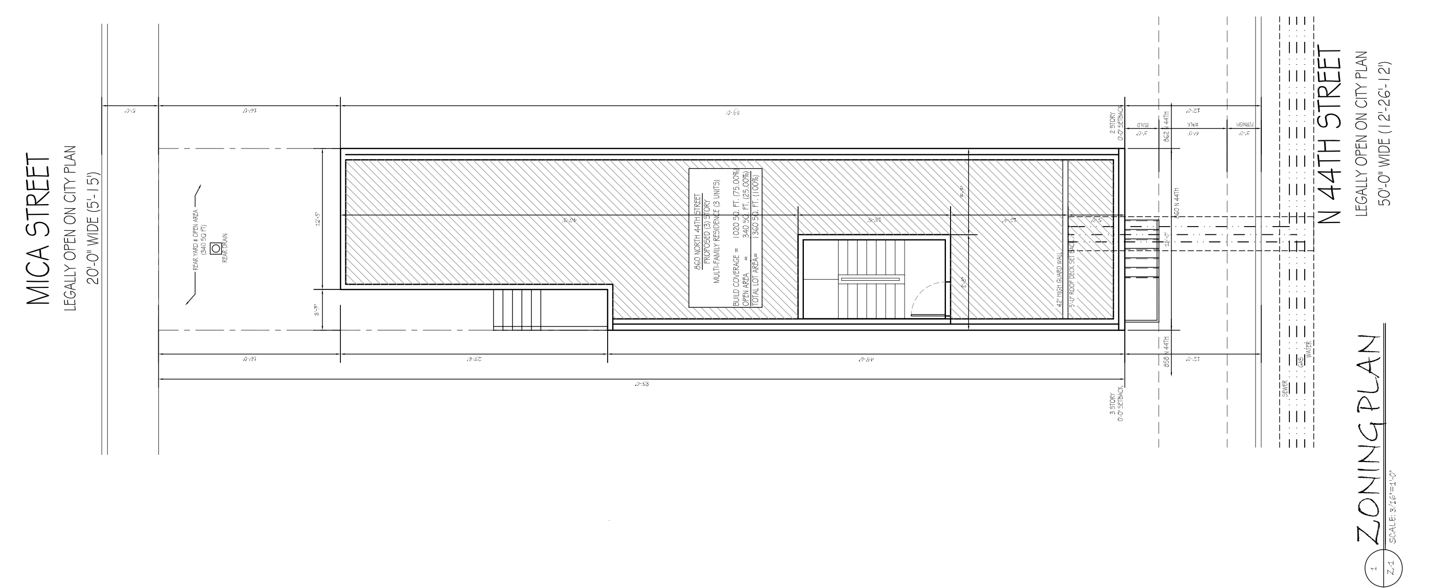 860 North 44th Street Plan