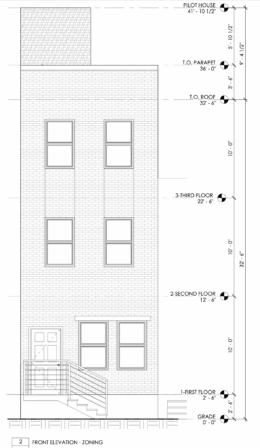 1319 South Hollywood Street Front Elevation