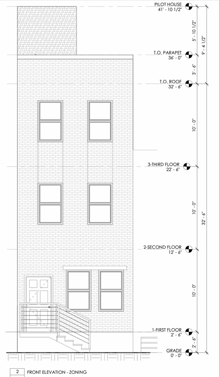 1319 South Hollywood Street Front Elevation