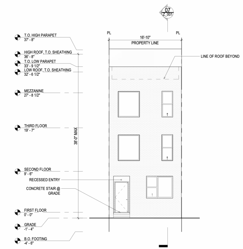 1917 West Susquehanna Avenue Elevation