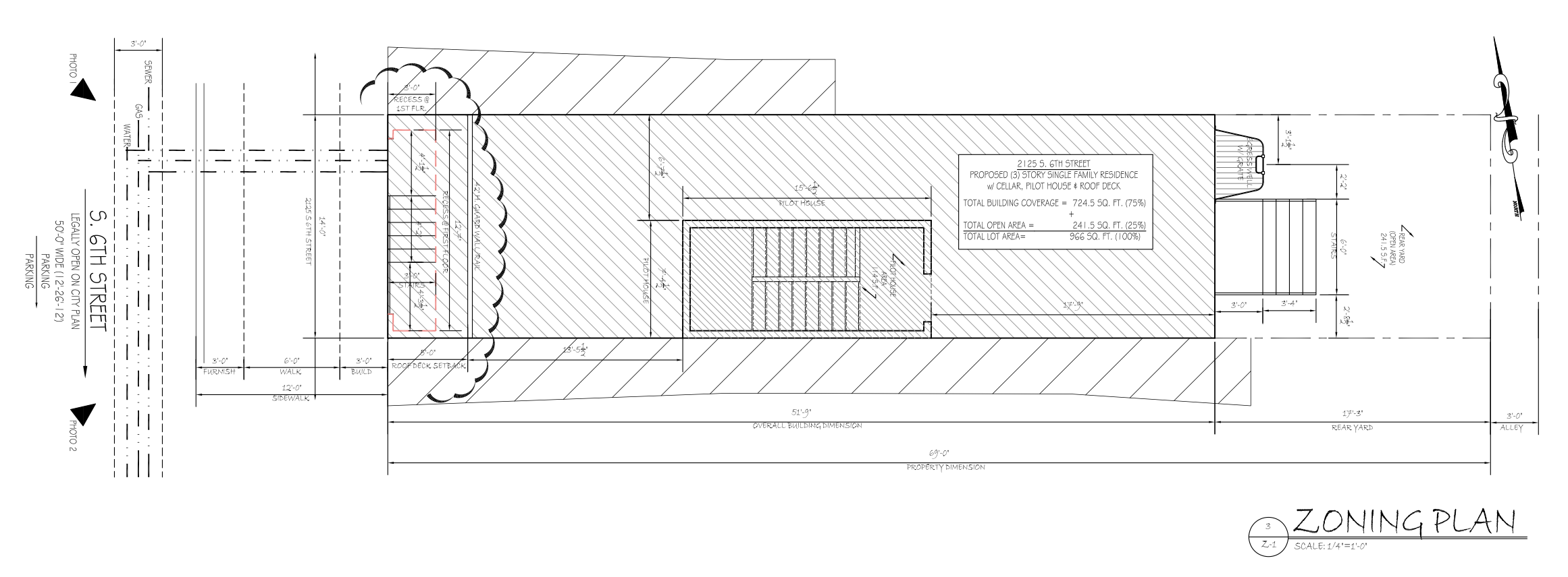 2125 South 6th Street Plan