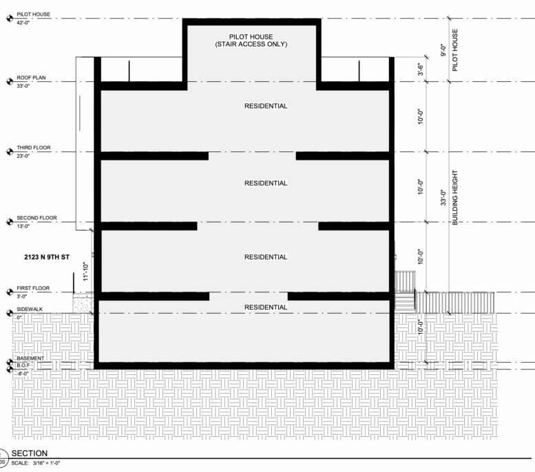 2131 North 9th Street Section