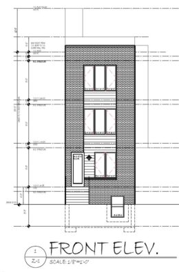2325 Germantown Avenue. Proposed building elevation. Credit: KCA Design Associates via a zoning permit submitted to the City of Philadelphia