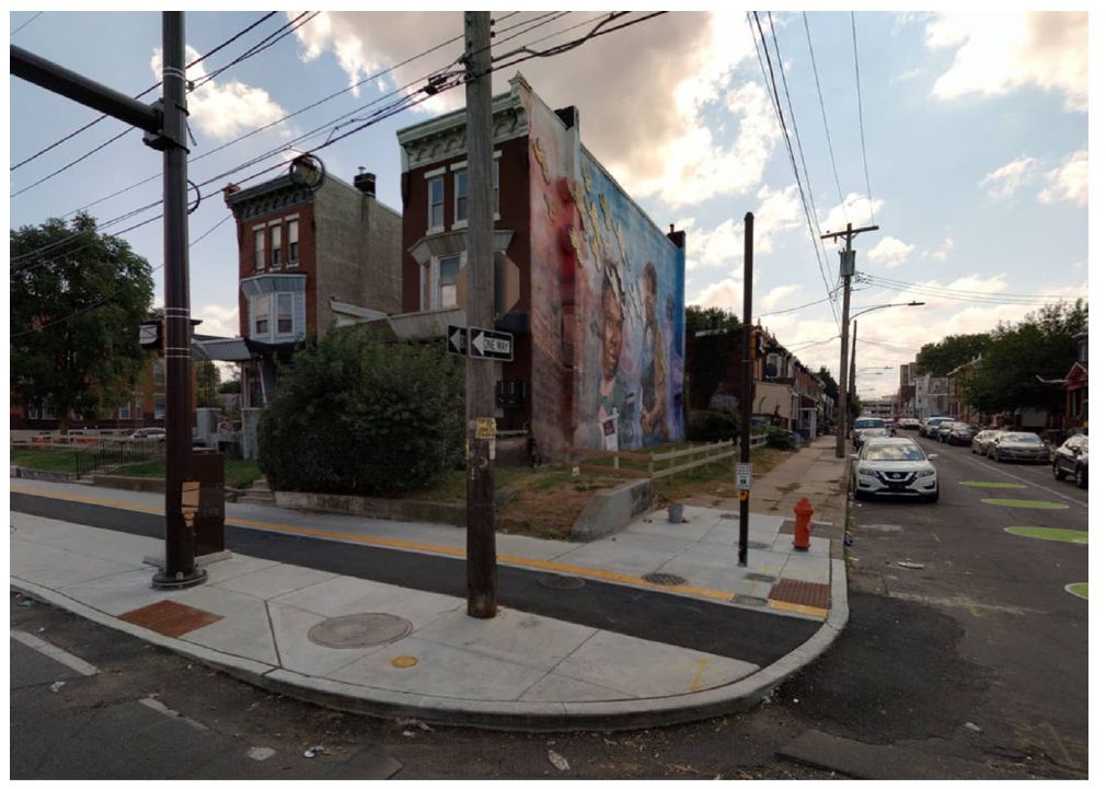 2325 Germantown Avenue. Site conditions prior to redevelopment. Credit: KCA Design Associates via a zoning permit submitted to the City of Philadelphia