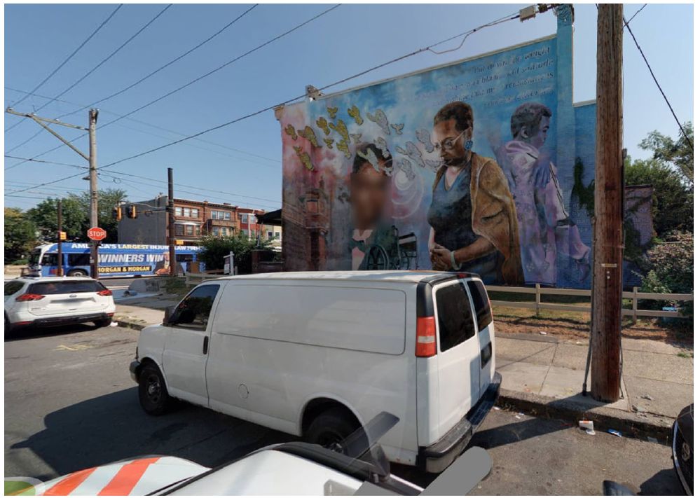 2325 Germantown Avenue. Site conditions prior to redevelopment. Credit: KCA Design Associates via a zoning permit submitted to the City of Philadelphia