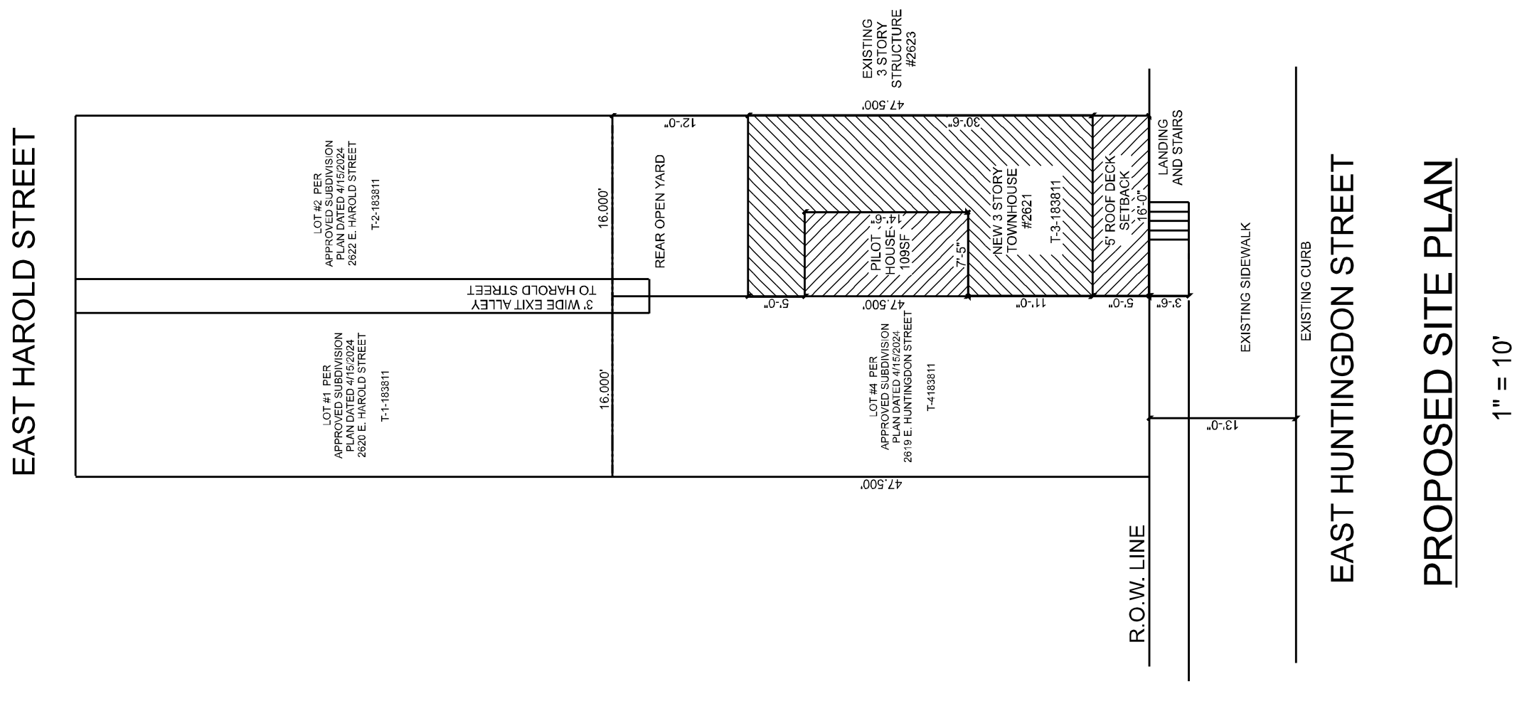 2619-21 East Huntingdon Street Plan