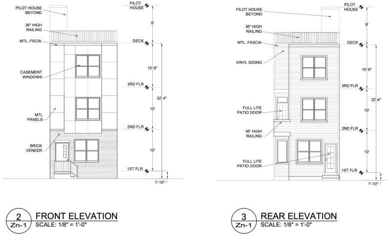 2672 Braddock Street Elevations