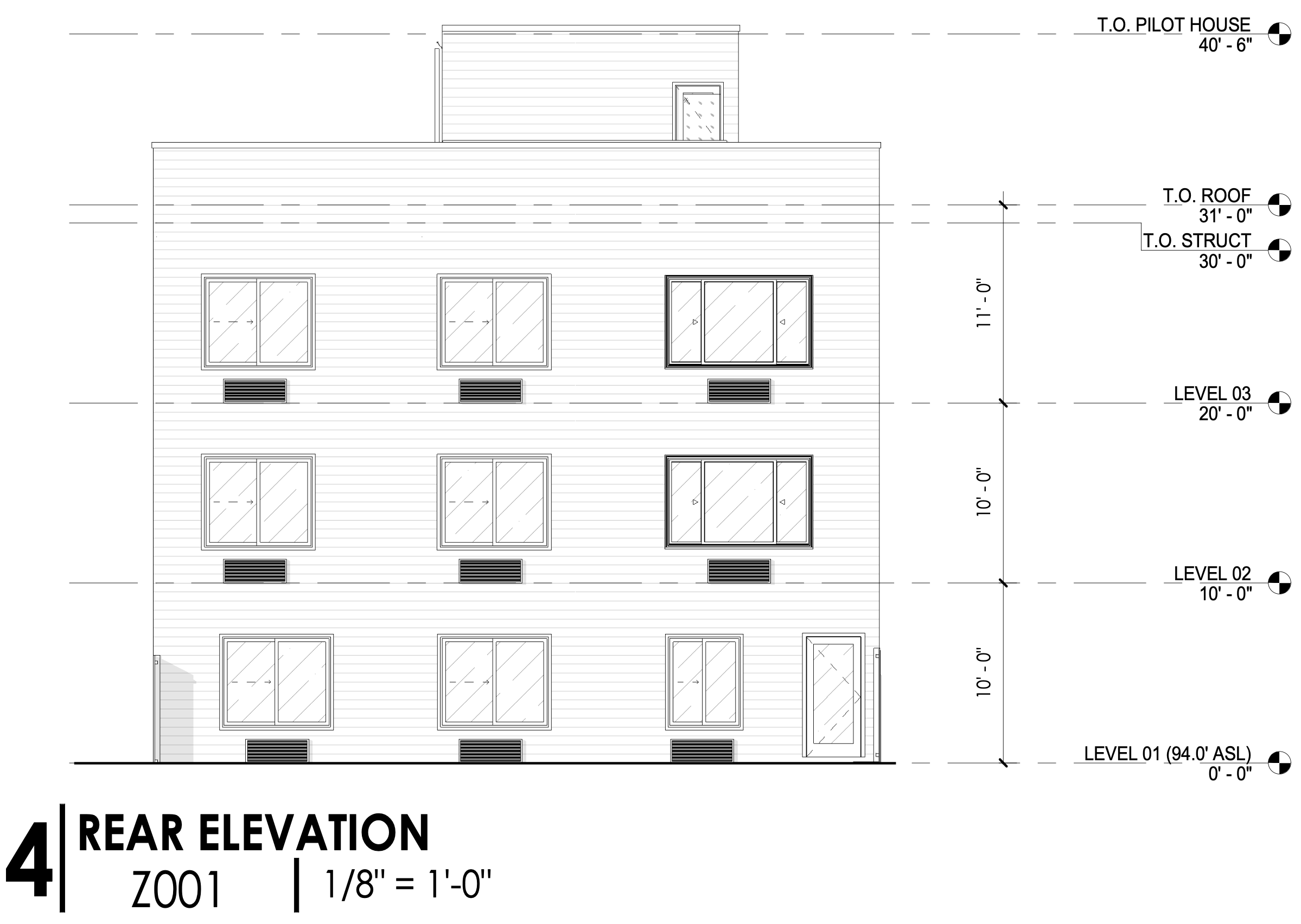 613 Brooklyn Street Rear Elevation