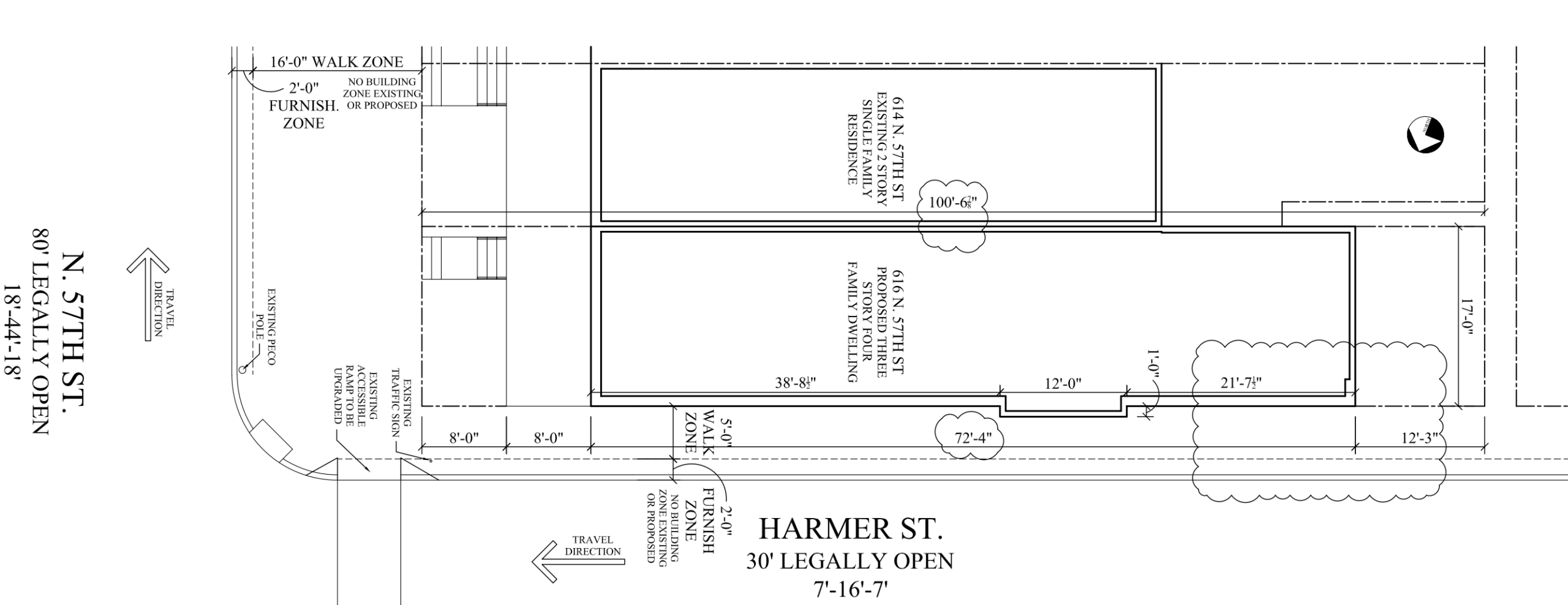 616 North 57th Street Plan
