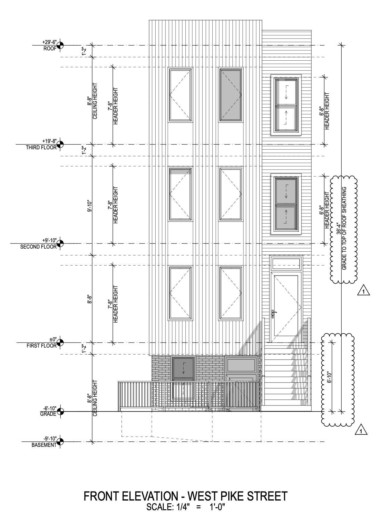 1326 Pike Street Front Elevation