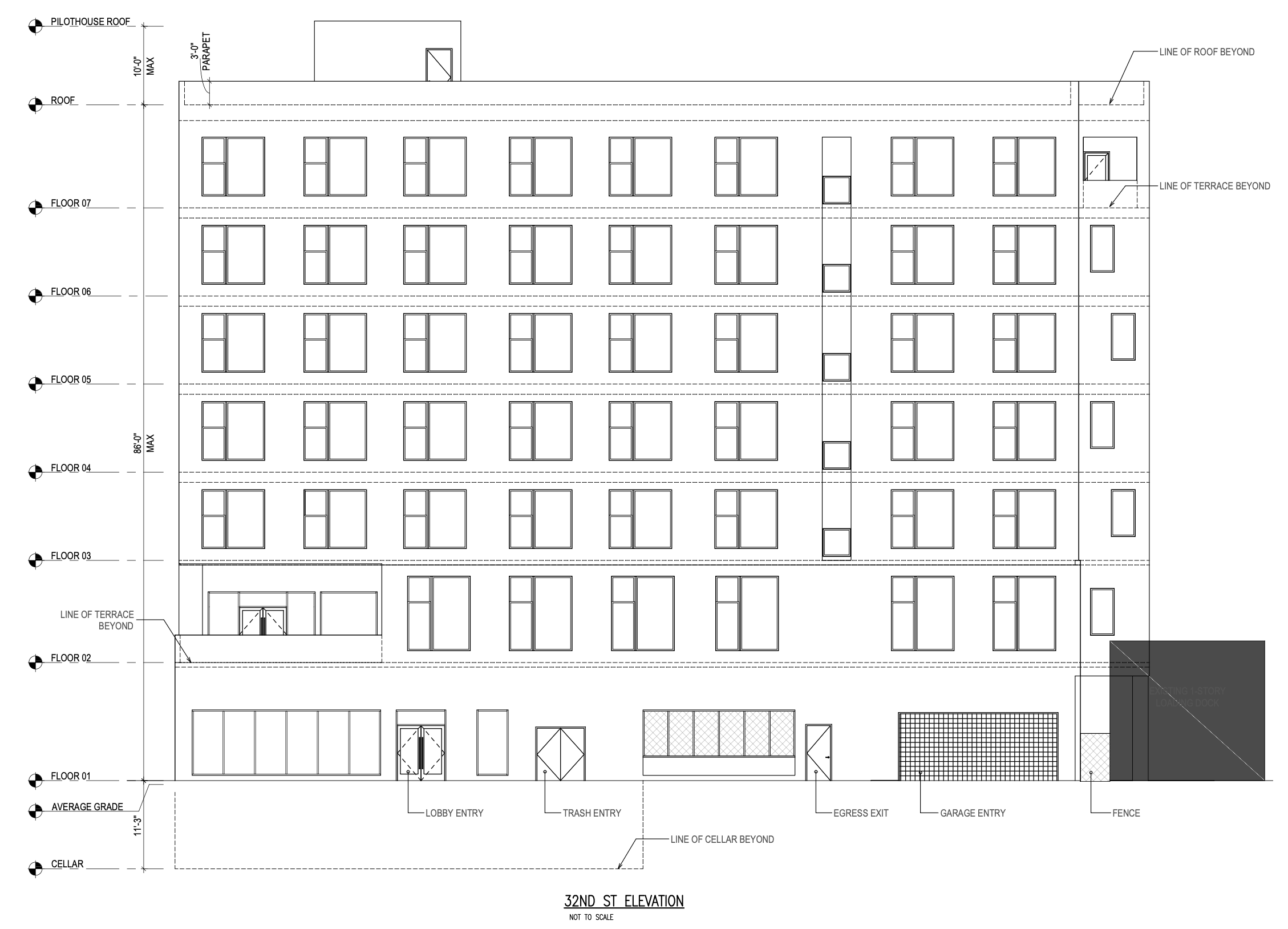 Rendering of 1348 S 32nd St — Permits Issued for 49-Unit Mixed-Use Building at 1348 South 32nd Street in Grays Ferry, South Philadelphia
