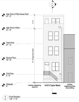 1412 South Taylor Street Front Elevation
