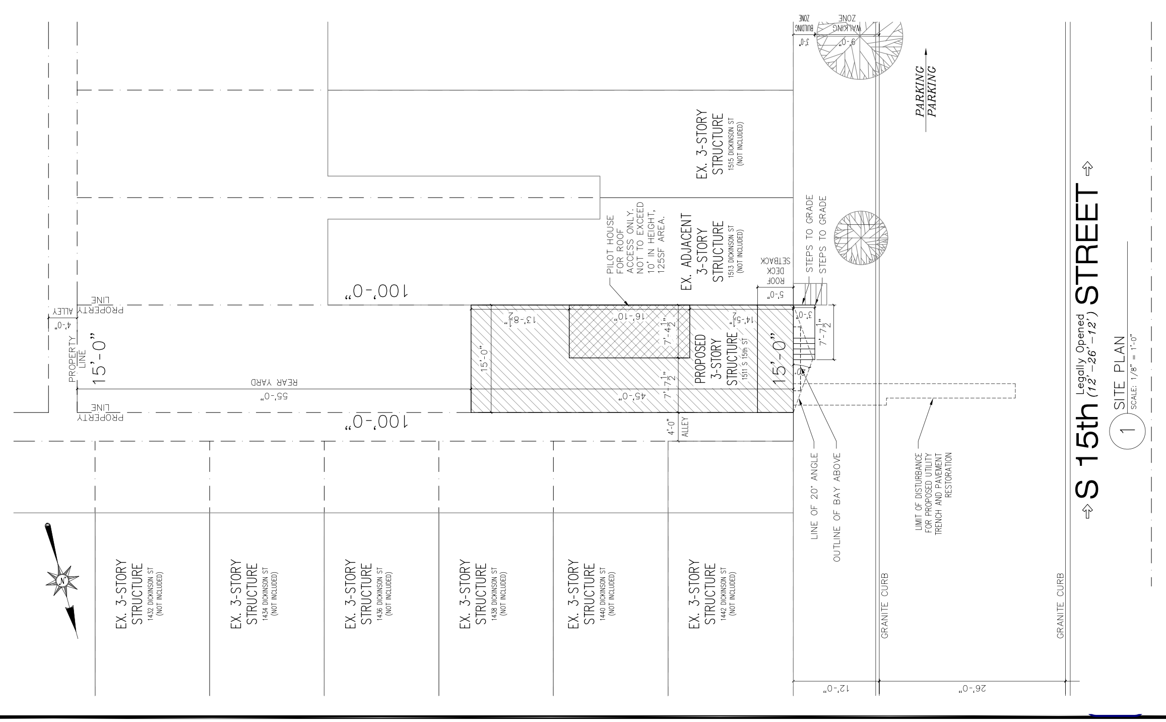 1511 South 15th Street Site Plan