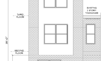 1813 North Croskey Street Elevation