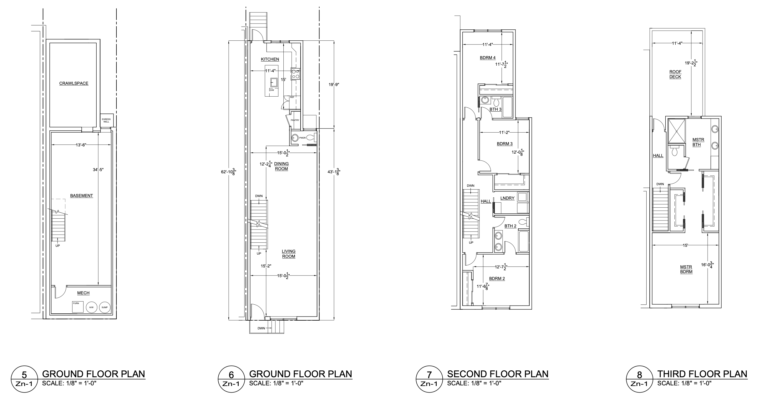 1849 North Van Pelt Street Floor Plans