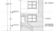 1849 North Van Pelt Street Front Elevation