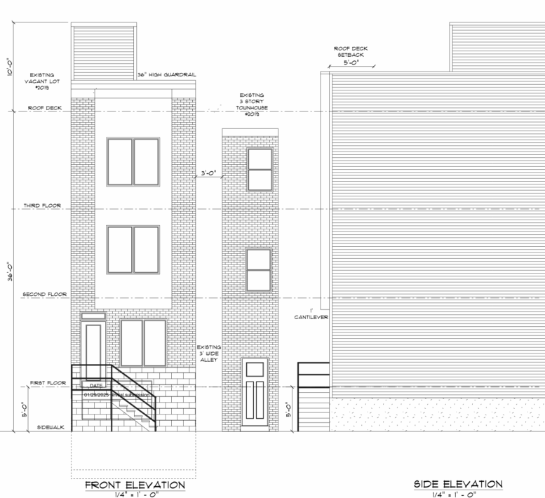 2021 North 4th Street Elevations