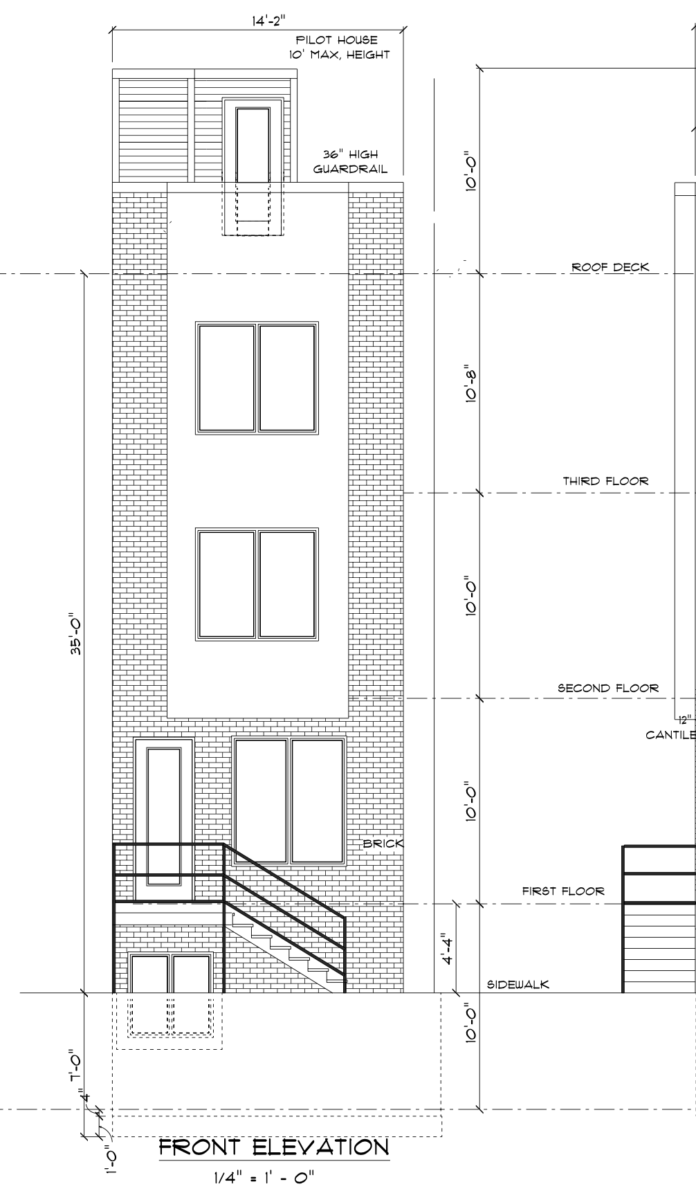 2146 North Franklin Street Front Elevation