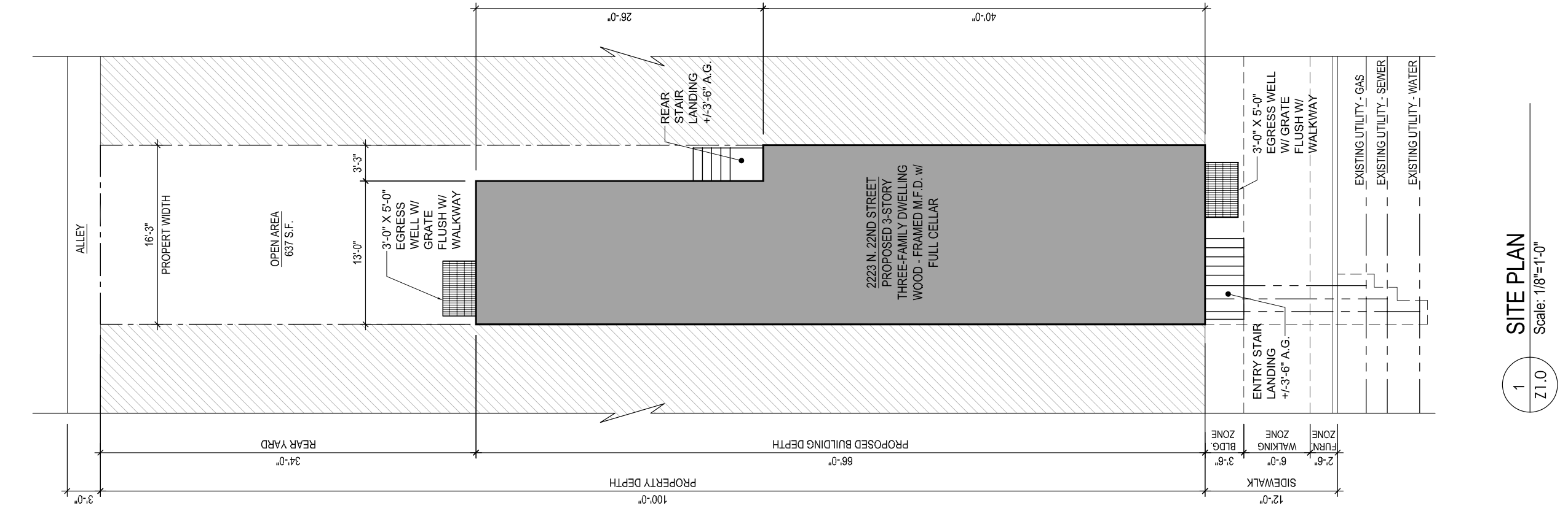 2223 North 22nd Street Plan