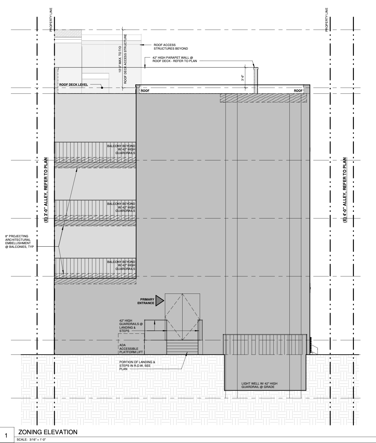 239-43 Farragut Street Elevation