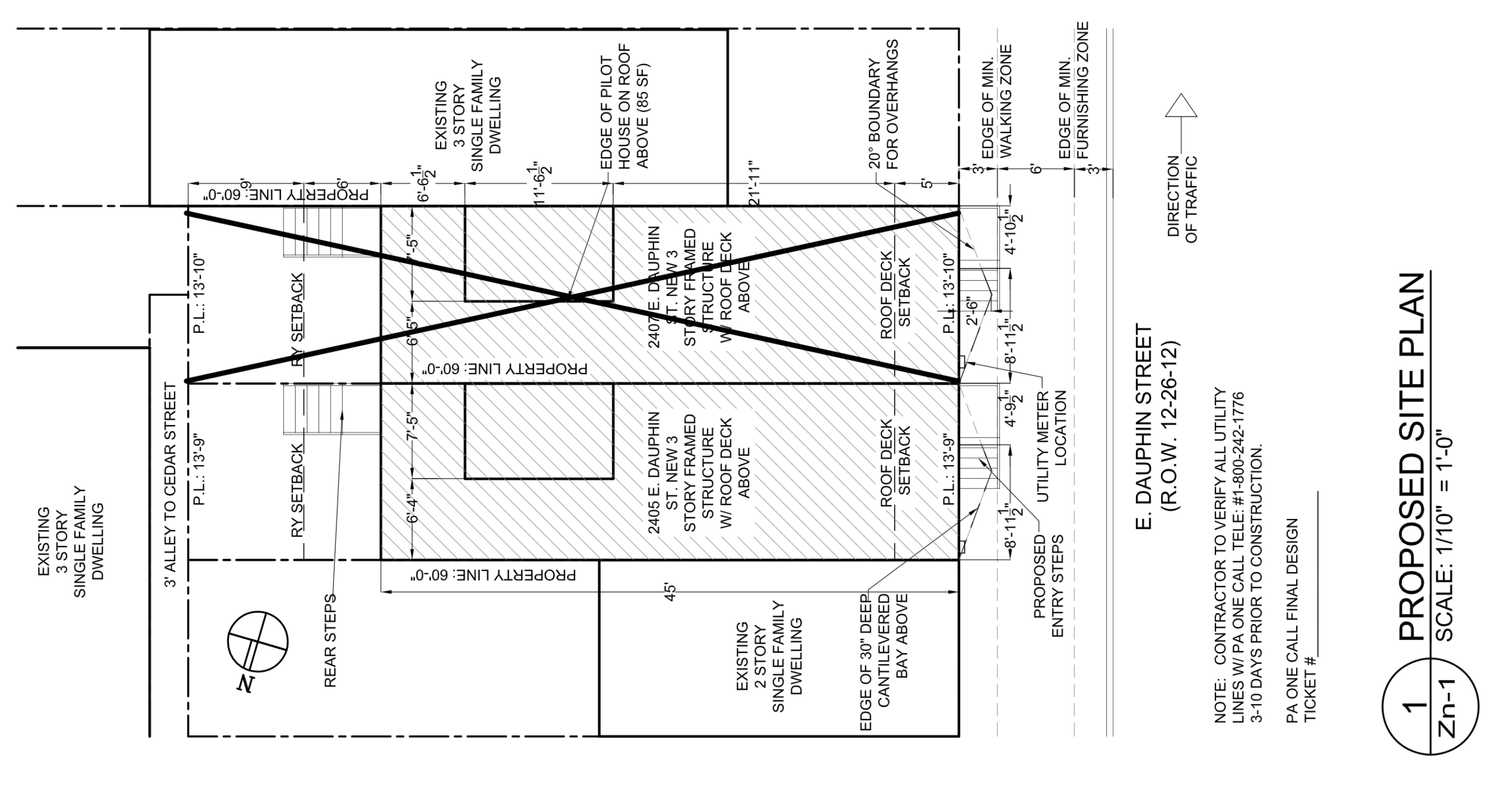 2405 East Dauphin Site Plan