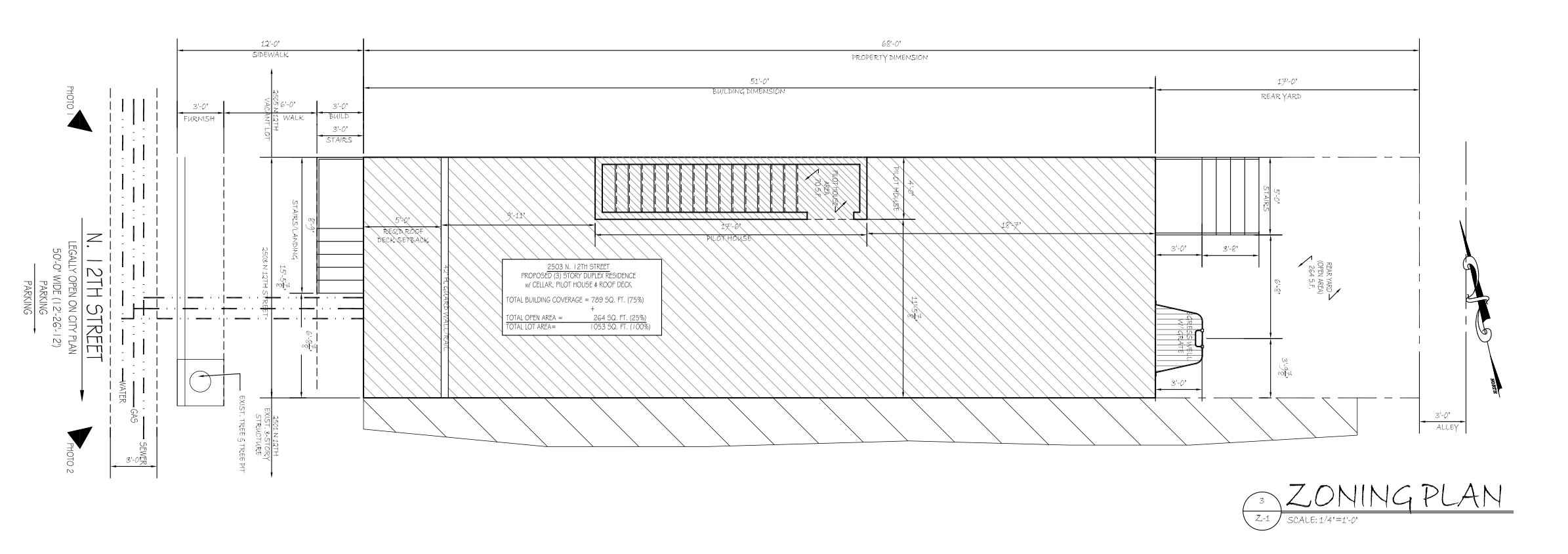 2503 North 12th Street Plan