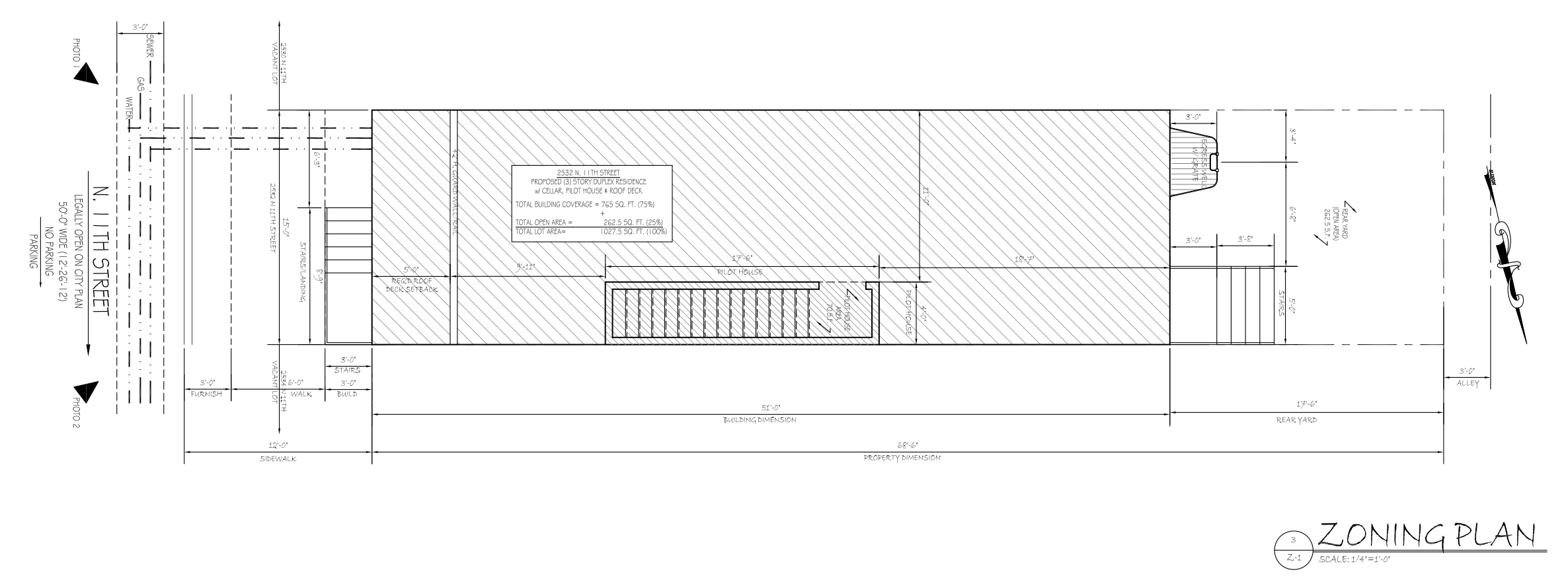 2532 North 11th Street Plan