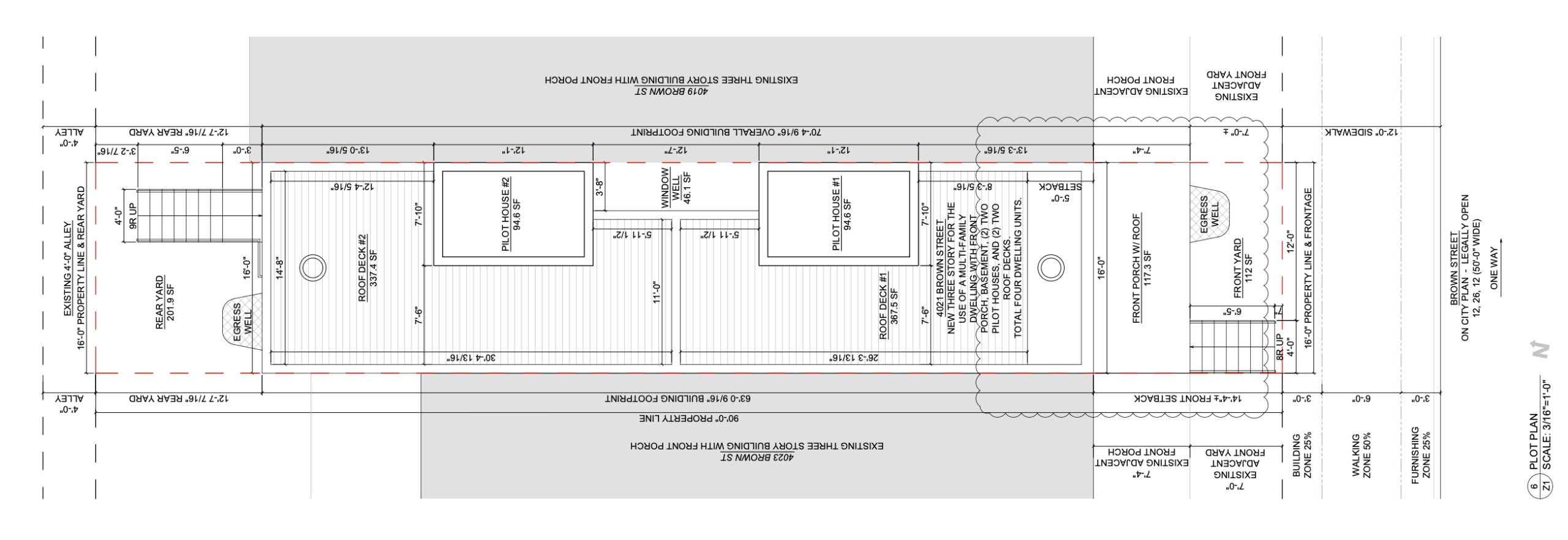4021 Brown Street Plan
