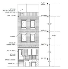 4153 Mantua Avenue. Front elevation. Credit: David P. McArthur via the City of Philadelphia