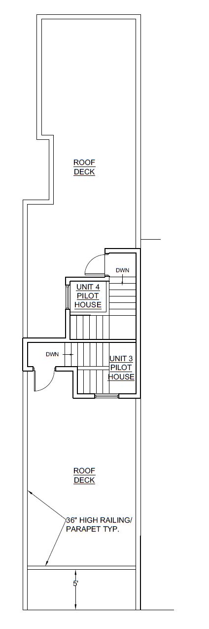4153 Mantua Avenue. Roof plan. Credit: David P. McArthur via the City of Philadelphia