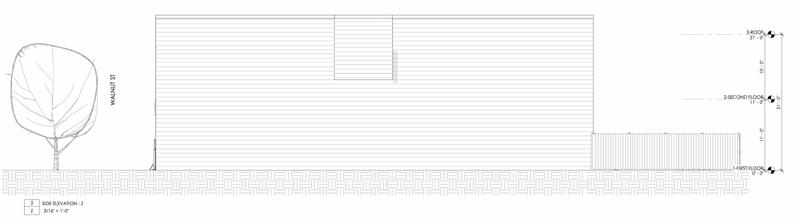5134 Walnut Street Elevation