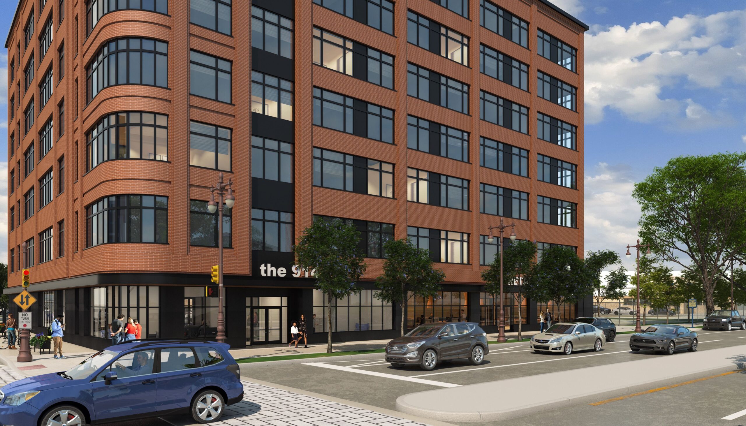 914 South Broad Street. Building rendering. Credit: JKRP Architects via the Civic Design Review