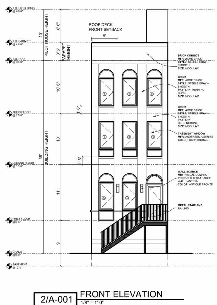 100 Emily Street Front Elevation