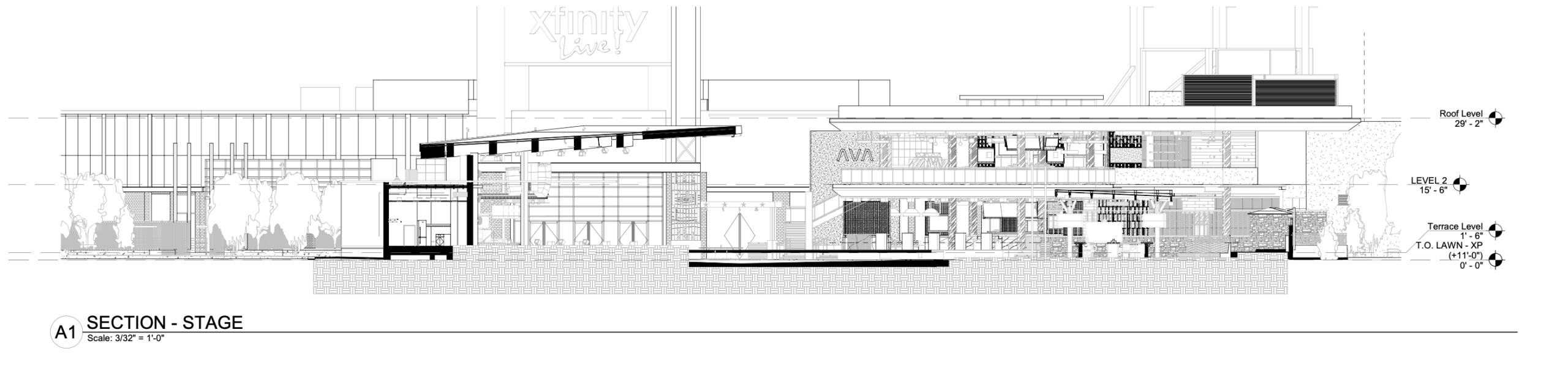 1300 Pattison Avenue Stage Section