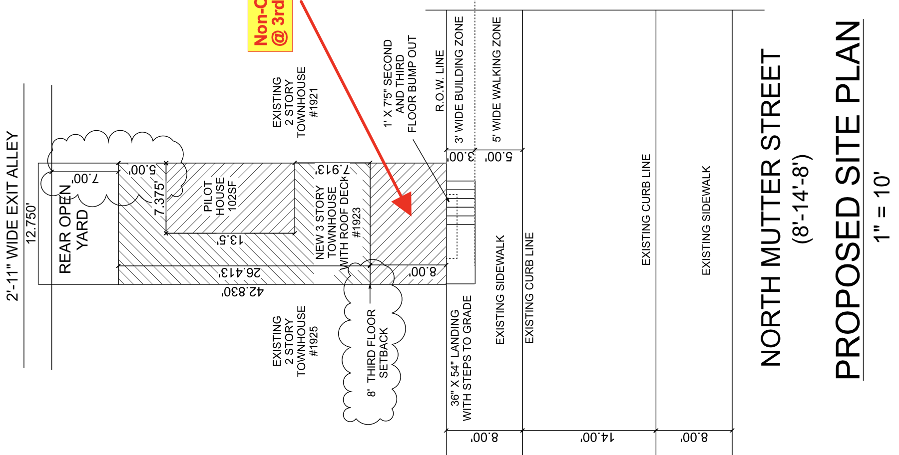 1923 Mutter Street Plan