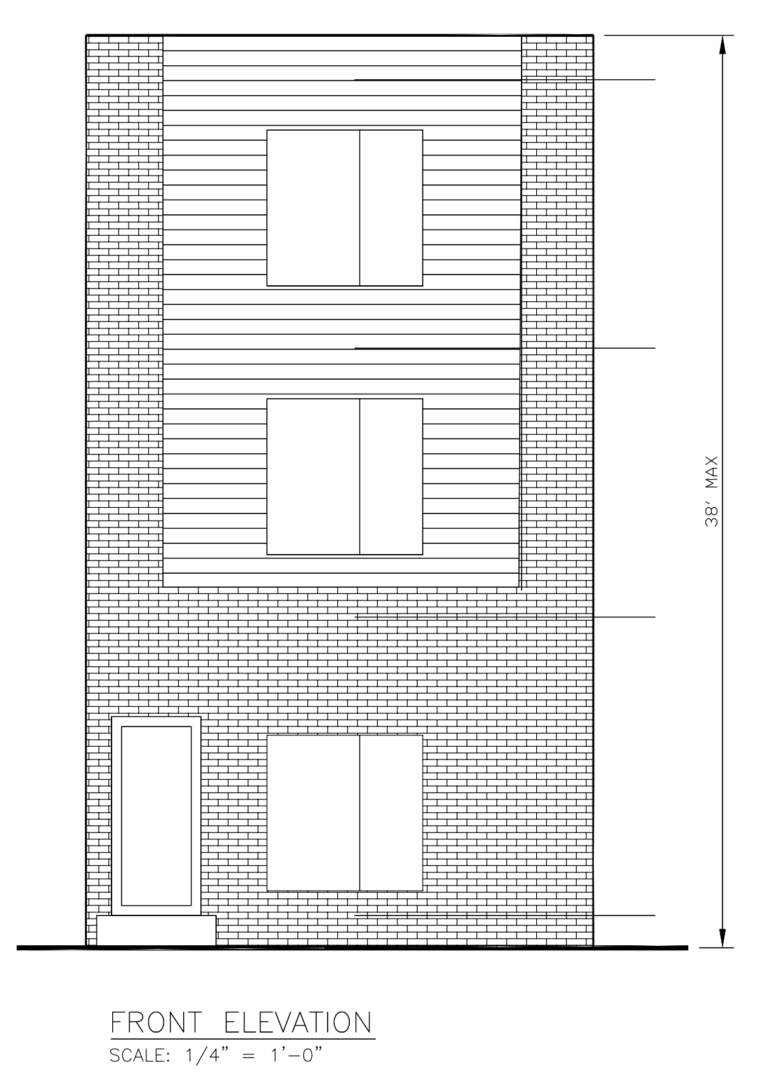 2029 South 20th Street Front Elevation