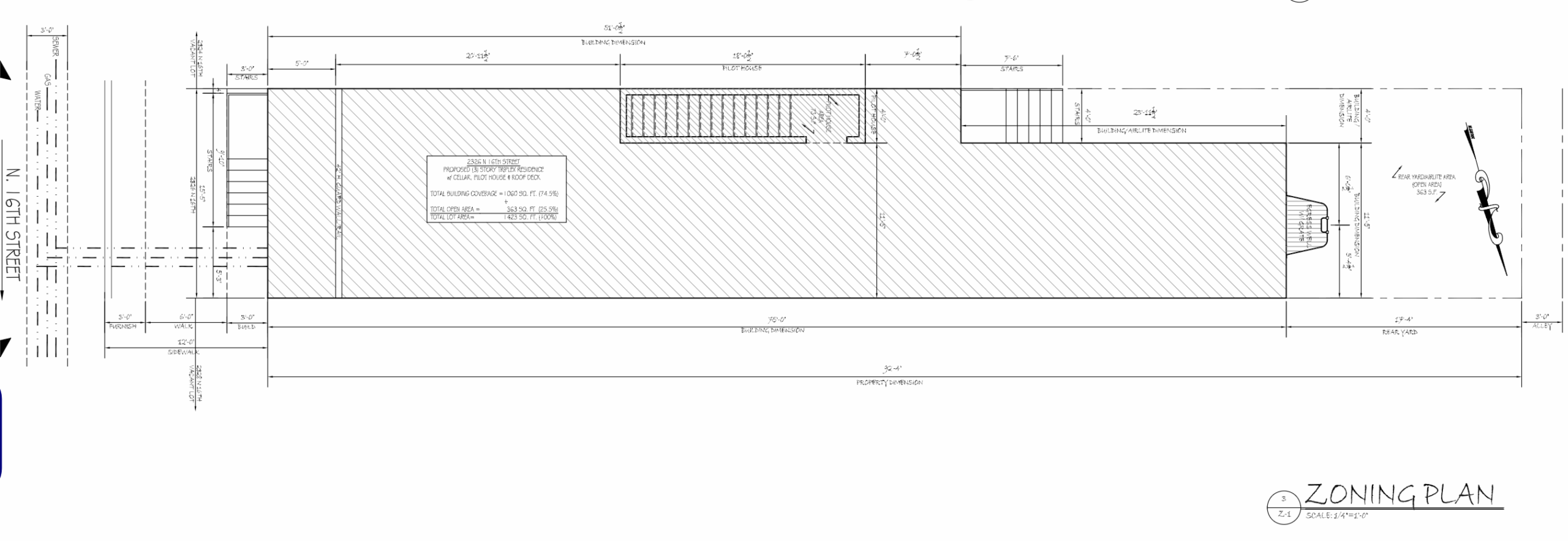 2326 North 16th Street Plan