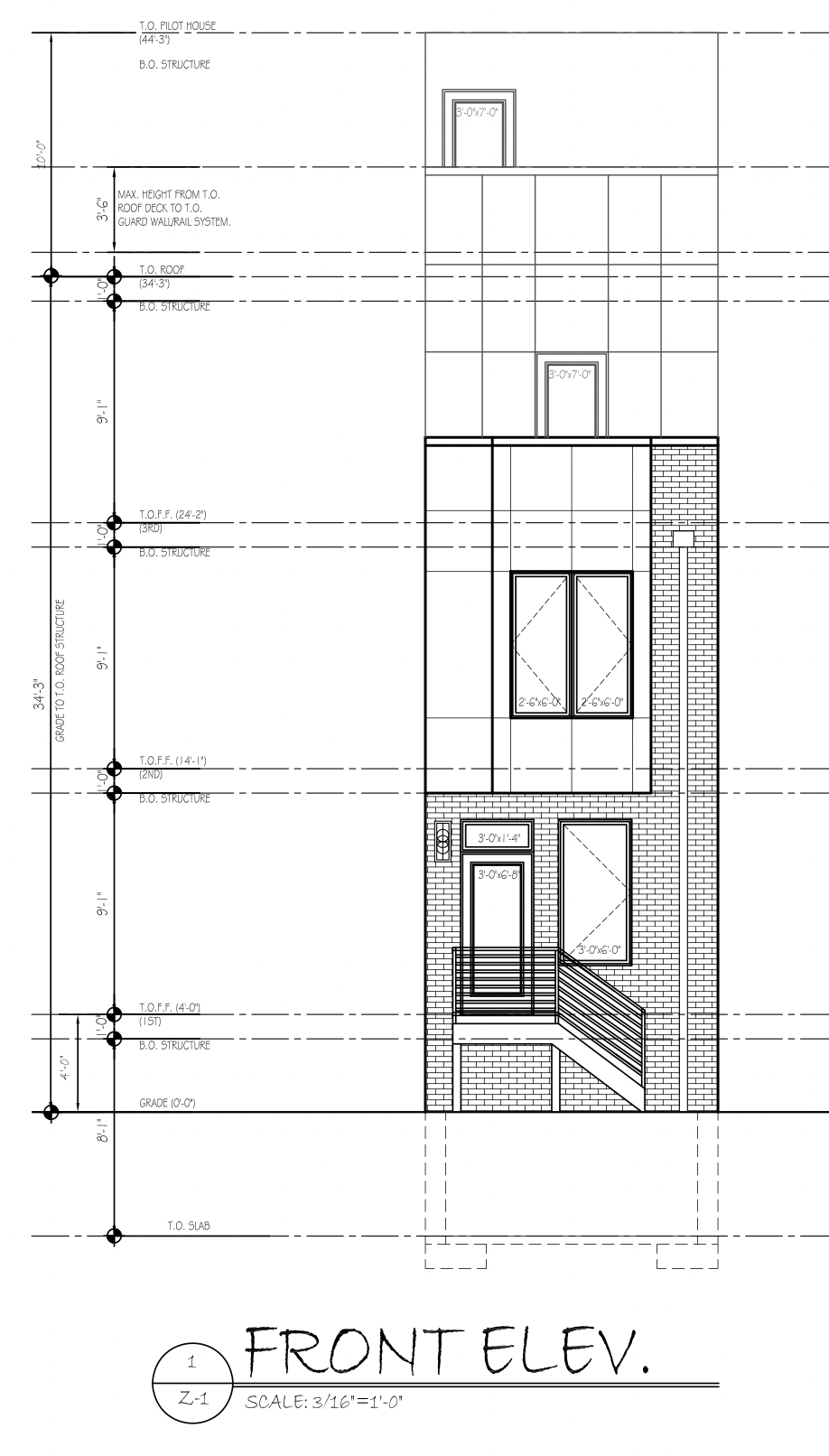 2511 Sepviva Street Front Elevation