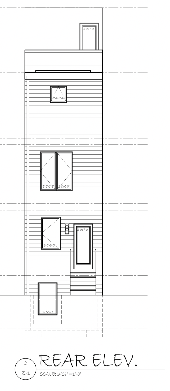 2511 Sepviva Street Rear Elevation