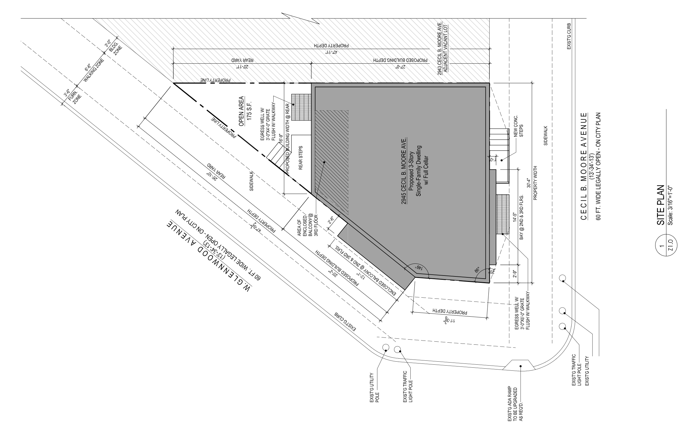 2945 Cecil B Moore Avenue Site Plan