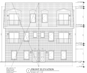 48 East Pastorius Street Front Elevation