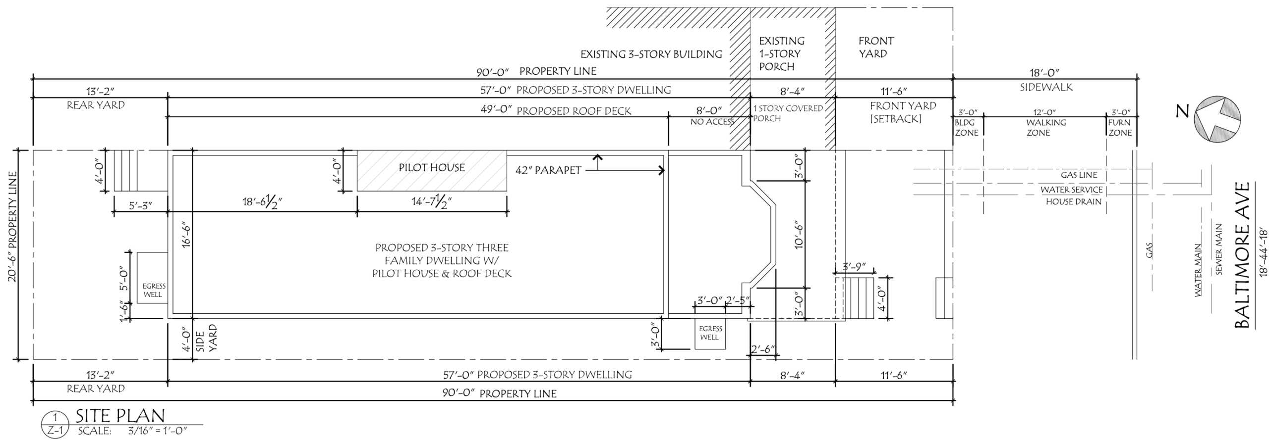 5111 Baltimore Avenue Site Plan