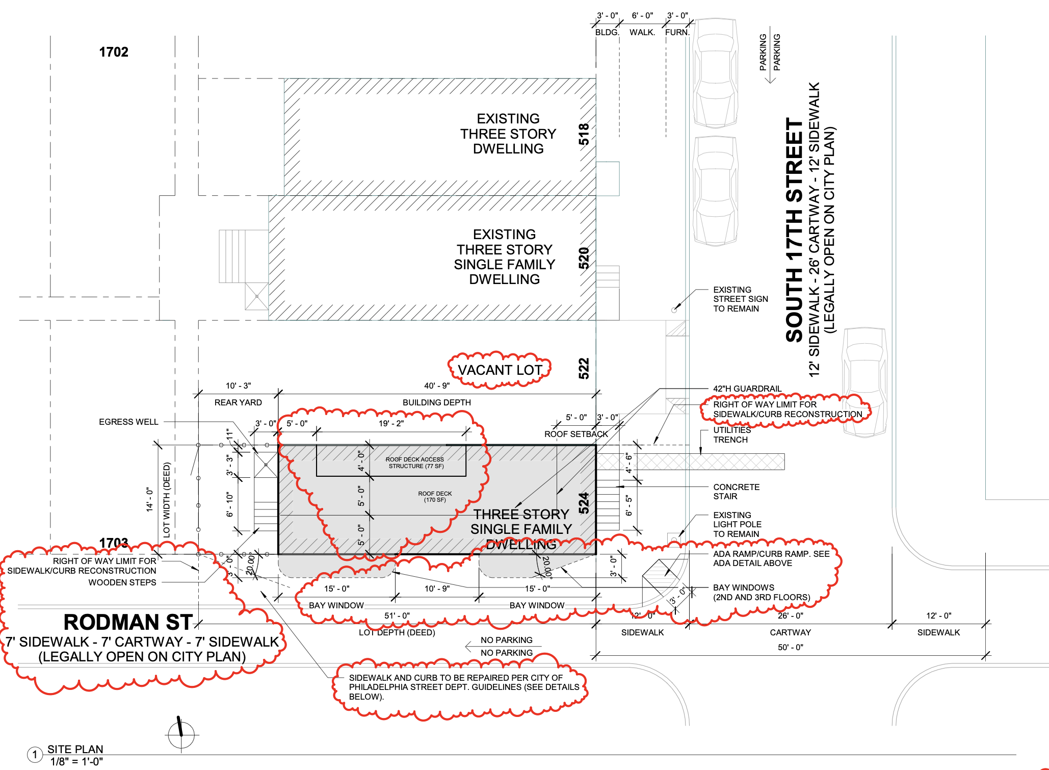 524 South 17th Street Plan