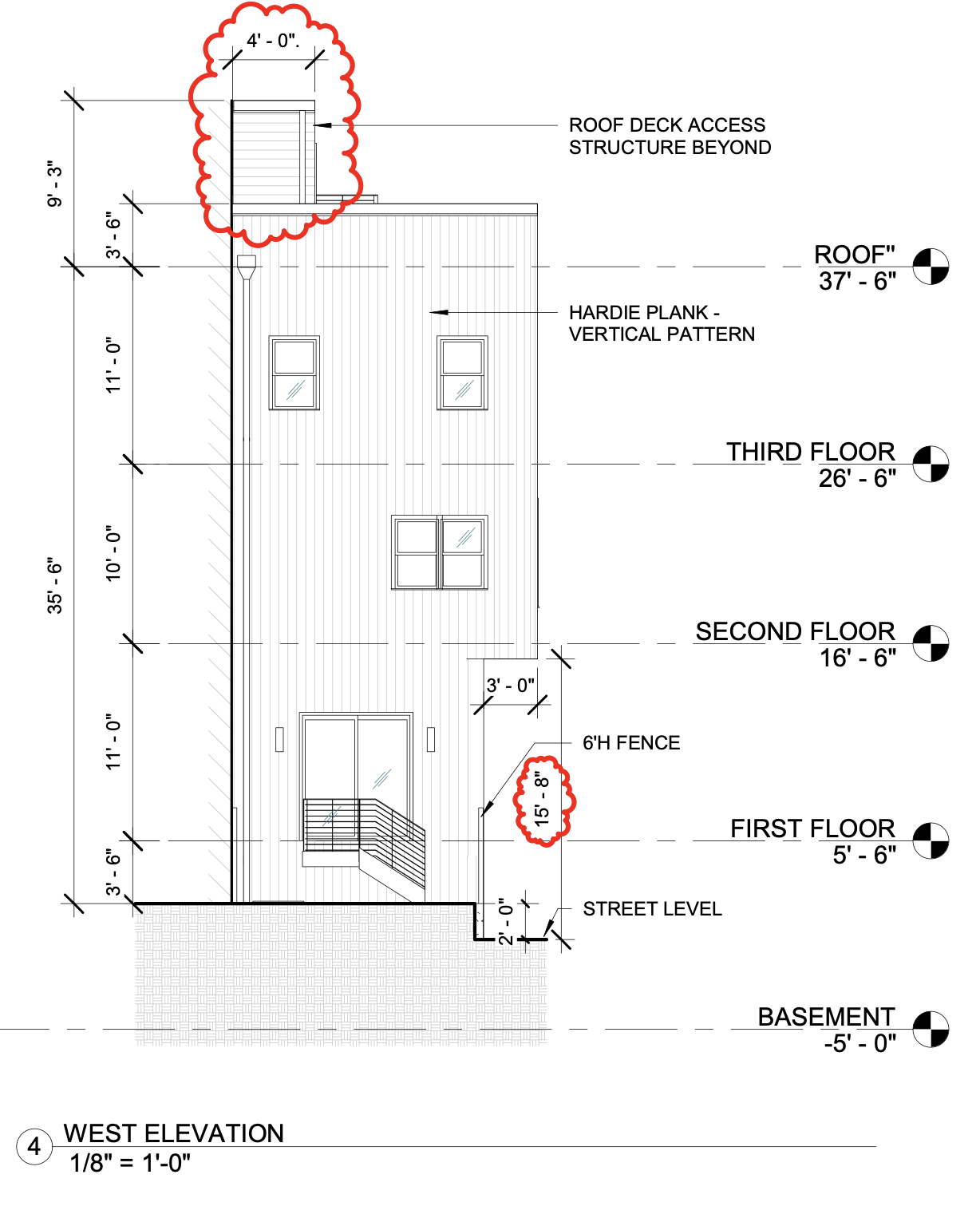 524 South 17th Street West Elevation