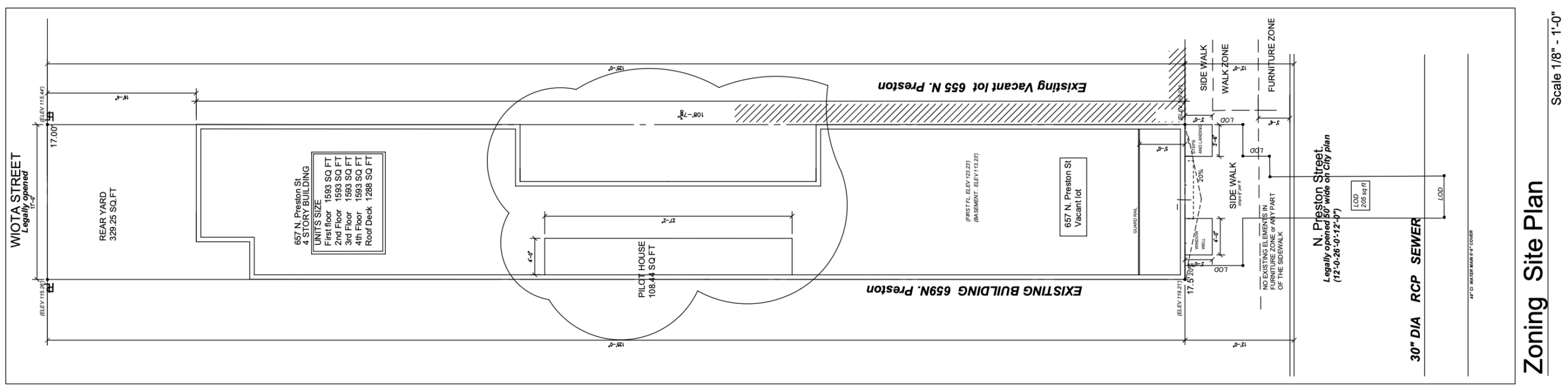 657 N Preston Street Plan