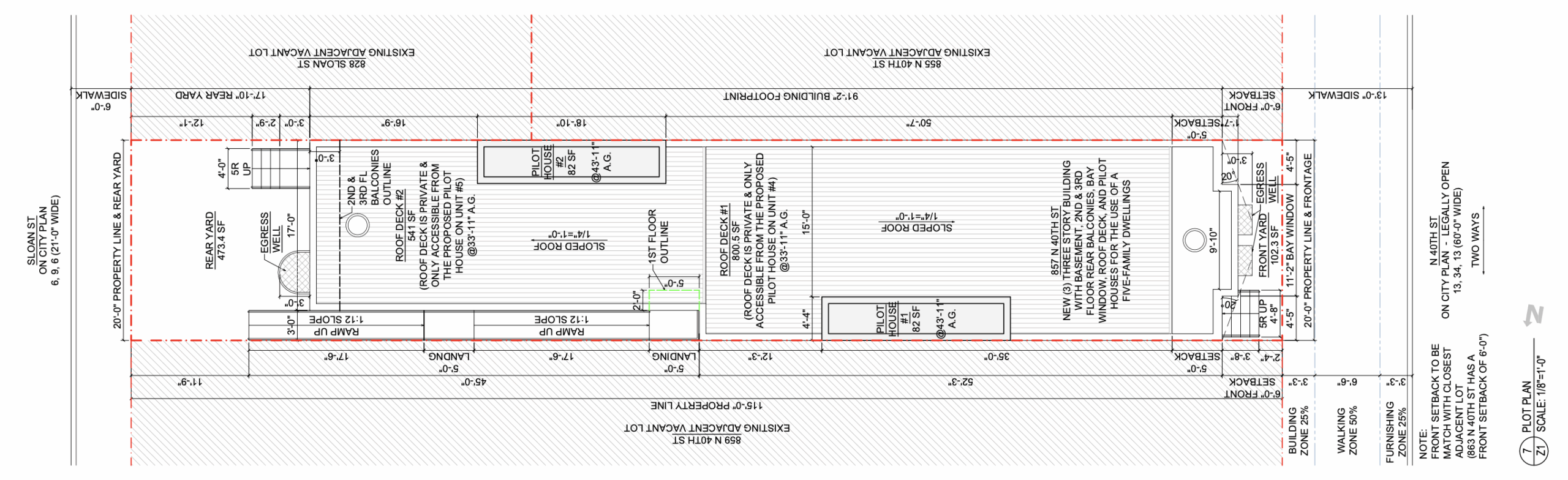 857 North 40th Street Plan