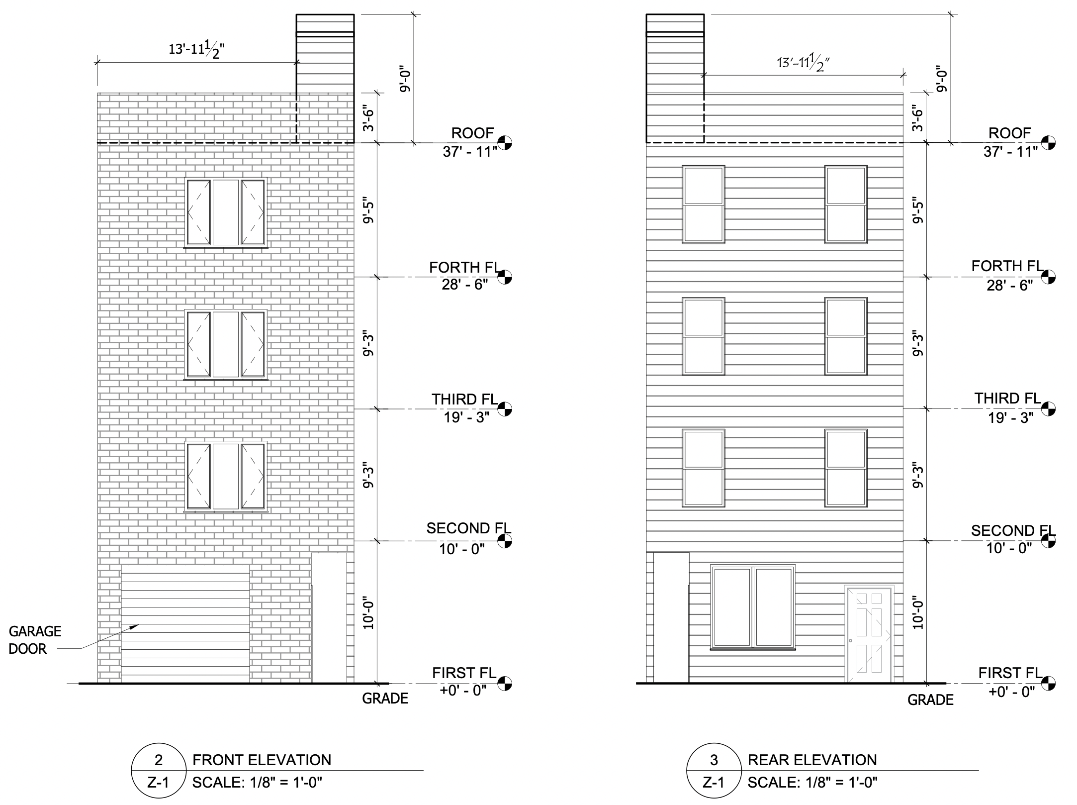 1422 East Fletcher Street Elevations