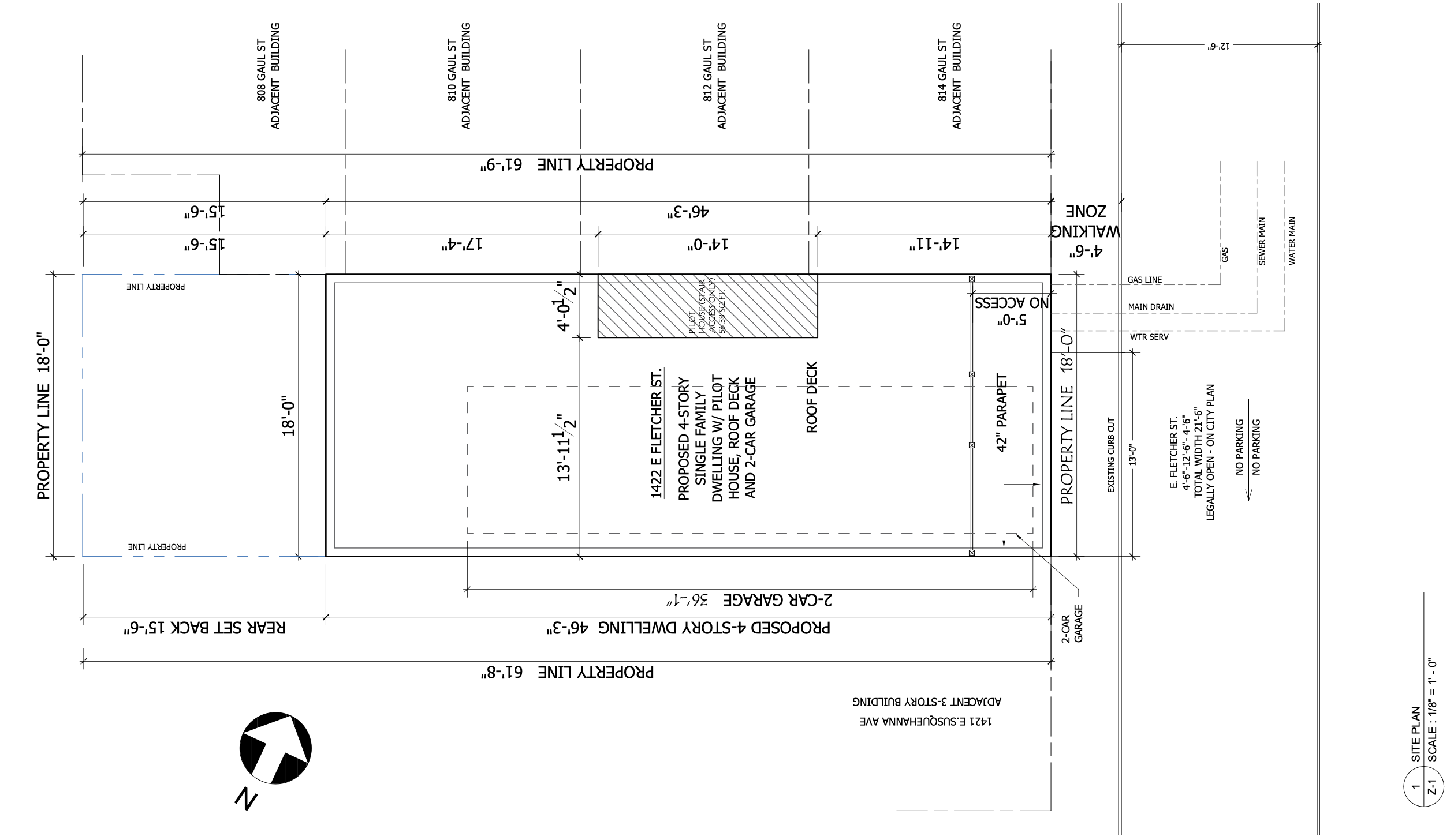 1422 East Fletcher Street Plan